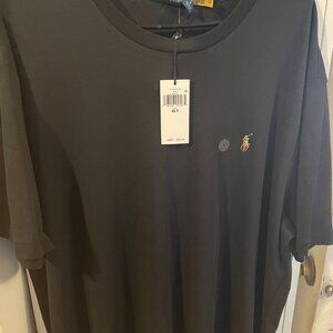 NWT Polo Ralph Lauren Men Big & Tall Soft Cotton Crewneck T-Shirt XLT Black